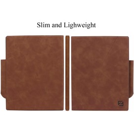 ZhaoCo Case for Remarkable 2 Paper Tablet 10.3 Inch 2020, Slim Lightweight Protective Book Folio Protective Stand Leather Case with Built-in Pen Holder - Brown