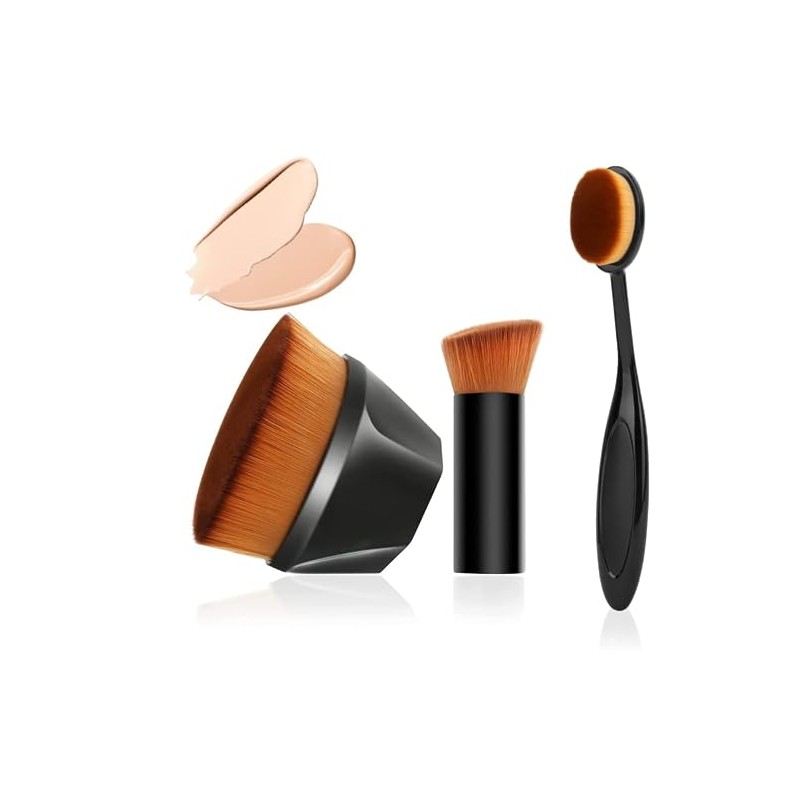 Set 4 Aplicadores Maquillaje Brochas Esponja Belleza Polvo Base Corrector