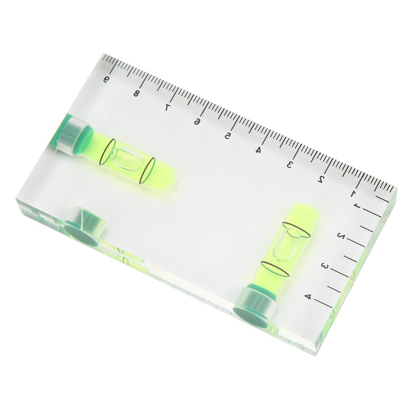 Two Dimensional Horizontal Bubble Level Portable Two Way Integrated Level