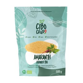 Bio Amaranth Samen - 500g. Amaranthsamen aus Indien Enthalten Vitamine Mineralien und Ballaststoffe. Zur Verwendung als Frühstückssnack Suppe/Salat oder zum Mahlen.