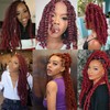 8 Packs Pre-Separated Springy Afro Twist Hair For Distressed Soft
