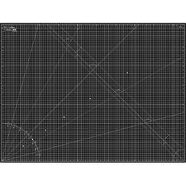 Elan Cutting Mat A0 Black & Taupe, Extra Large Self Healing Cutting Mat 36 x 48 Inch, 5-Ply Craft Board Black, Hobby Board for Crafts 36x48 Inch