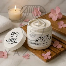Crema Aclarante De Arroz 100% Natural-iluminación Y Suavidad