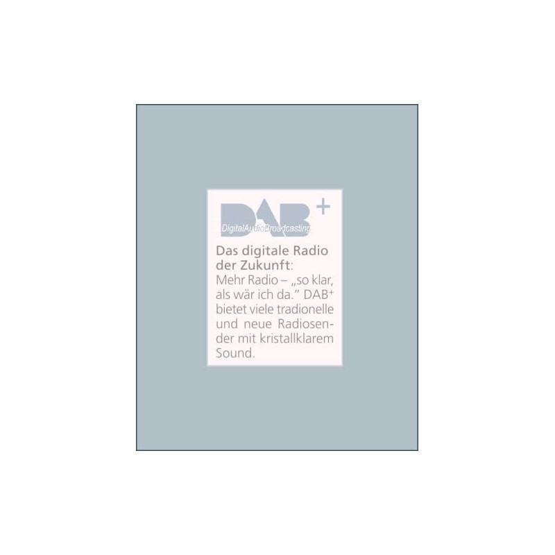 NEWTRO Portable DAB Radio (DAB+, FM, Headphone Jack, Two-line Display