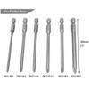 Saipor 10pcs 100mm Magnetic Flat Slotted Phillips Cross Head Screwdriver