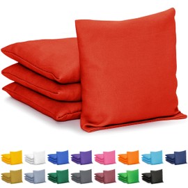 GoSports Cornhole Bean Bags Set of 4 - Regulation All Weather - Classic Red