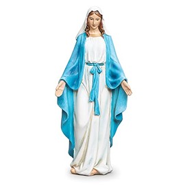 Joseph's Studio by Roman, Renaissance Collection, 6" H Our Lady of Grace Figure, Home Décor, Devout Gift, Prayerful Inspiration (4x2x6)