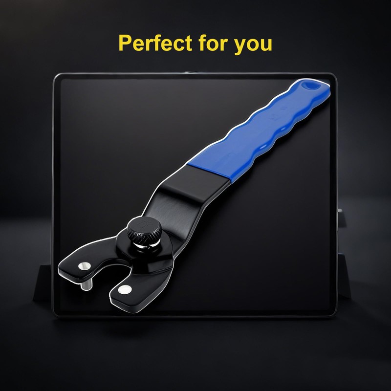 TRACOMPAN Angle Grinder Key Spanner Universal 10-52mm Adjustable Lock Nut