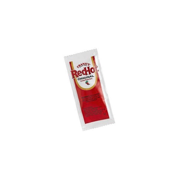 Frank's Red Hot Original Cayenne Pepper Sauce, 7-gram Pouch (100) Packets
