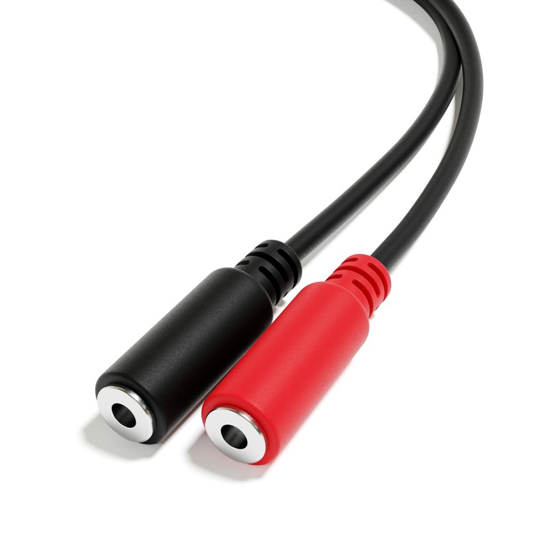 ExcelValley - Stereo to Mono Splitter Cable - 1/4" TRS