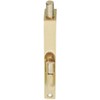 Emtek 8501 6" Solid Brass Flush Bolt with Square Corners from the American Class, French Antique