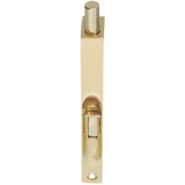 Emtek 8501 6" Solid Brass Flush Bolt with Square Corners from the American Class, French Antique