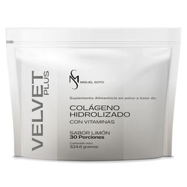 Miguel Soto Colágeno Hidrolizado Velvet Plus Vitaminas Porciones 324 Suplemento Piel Cabello Uñas