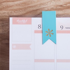 Erin Condren Magnetic Bookmark Page Marker, Gold (Acc MAGPM 01-GLD)