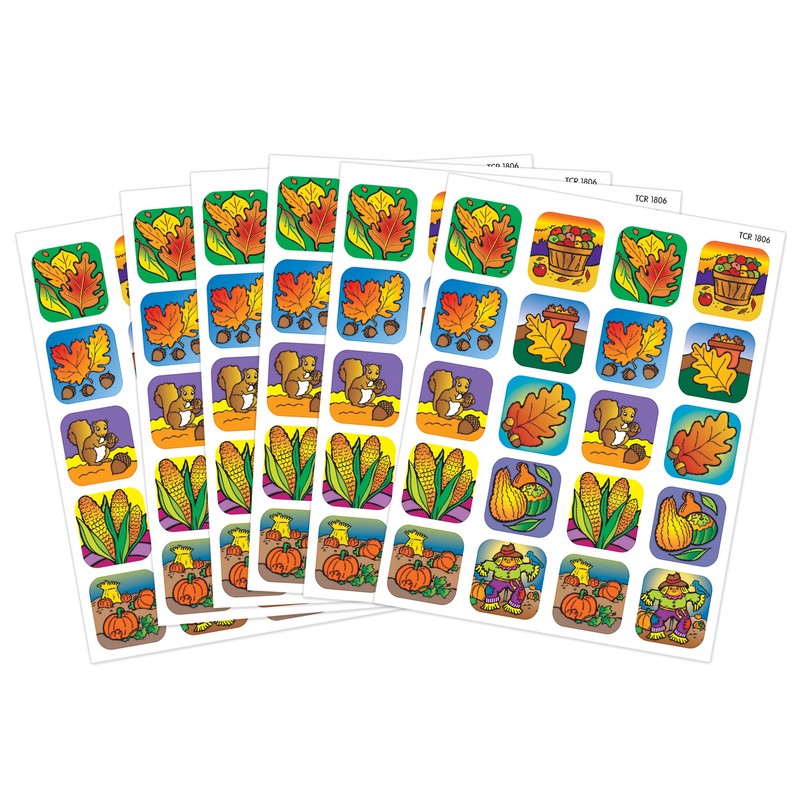 Teacher Created Resources Fall Stickers, Multi Color (1806)