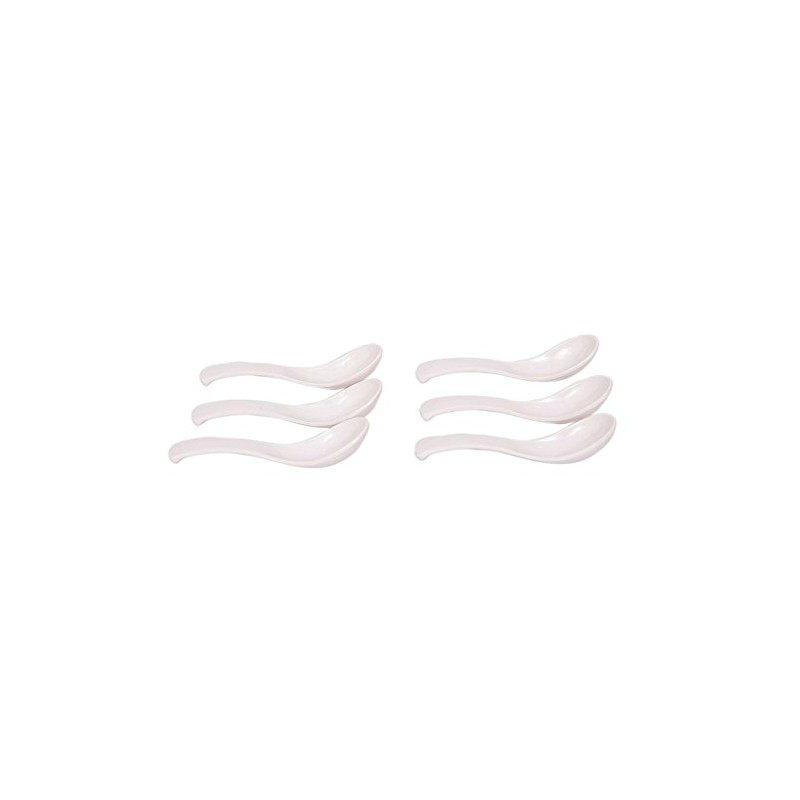 Homecart DINNERWARE Classique Melamine Soup Spoons Set of 6 Pcs