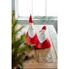 Mud Pie Tin Santa Sitter, Large, 13" x 7 1/2"