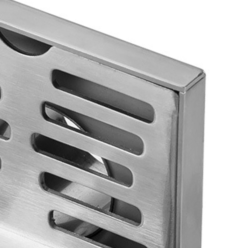 Side Drain 304 Stainless Steel Corrosion Resistance Thickened L Shape