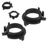 4pcs H7 LED Headlight Bulb Adapter Bracket Clips Black Compatible