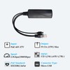 REVODATA 2.5G Micro USB PoE Splitter 5V/3A, PoE to Micro
