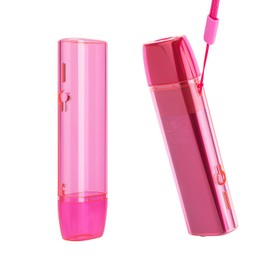 Protective PC Hard Case + Lanyard for iqos Iluma One / Iluma i One Fuchsia