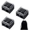 Pencil Sharpener, 2 Pieces, 1 Piece Storage Bag, 2 Holes