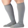 Mojo Compression Socks Small Grey Knee-High Support Hose - 20-30mmHg