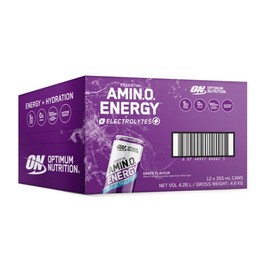 Optimum Nutrition Amin.O.Energy + Electrolytes Grape 355ml X 12