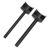 2pcs Half Round Cutter Punch 30mm 35mm DIY Making Incisive