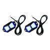 12V Led Blue Lights 210 Degree Wide Angle Waterproof Aluminum,