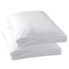 STONECREST Gusseted Pillow Protector - 2 PCs, Zipper Premium Gusset
