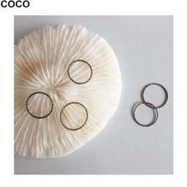 COCO NALDA Black Stiring Ring 1ea, Size#$%Color:7-Black