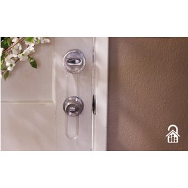 The Lock Locker Bump Proof Deadbolt Door Locker, Clear