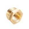 Kbrotech Brass Garden Hose Adapter, 3/4”GHT Male x 1/2”NPT Female
