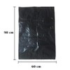 Bolsas de basura negra (60 x 90 cm) -20 piezas