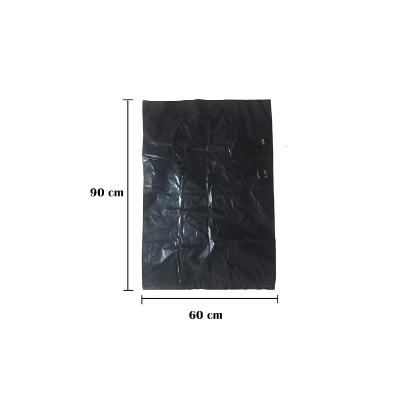 Bolsas de basura negra (60 x 90 cm) -20 piezas