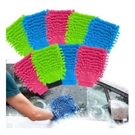 Innovaciones Kit 2 Guantes Plumero Micro Fibra Multiusos Polvo