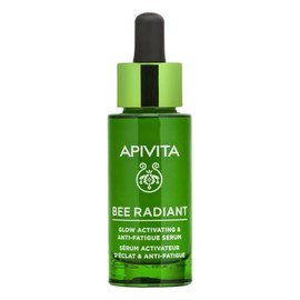 Apivita Bee Radiant Sérum Antiedad y Anti-Fatiga 30ml - Sérum facial con Propóleo, Peonía Blanca y Fruta del Dragón - Ilumina, combate las decoloraciones para una piel más tersa y juvenil