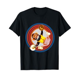 Cymbal Chimp Toy, Jolly Monkey With Cymbals Vintage Retro T-Shirt