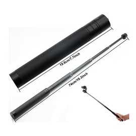 Extension Rod for Gimbal, 29in Selfie Stick Compatible with Gimbal Stabilizer DJI OM 5/4 Osmo Mobile 3 2/Feiyu/Zhiyun Smooth 5 Q & 4 and All Gimbles with 1/4" Thread Handheld Pole Go Pro Action Camera