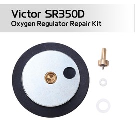 SR350D Oxygen Regulator Repair Kit compatible with Victor Rebuild Parts Kit with Diaphragm