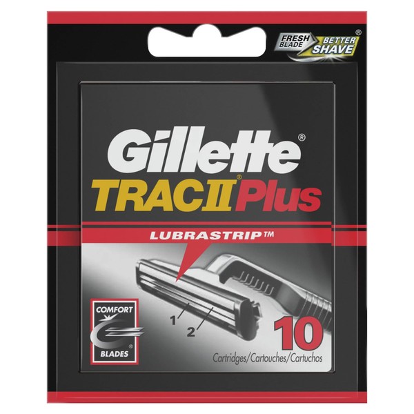 Gillette Trac II Plus Cartridges - 10 ct, Pack of 5