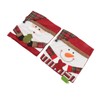 2pcs Christmas Chair Back Cover Decorative Non Woven Fabrics Old
