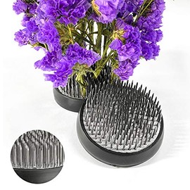 Flower Frog Stainless Steel Round Holder Flower Stick Gel (5 cm (2 Pieces)