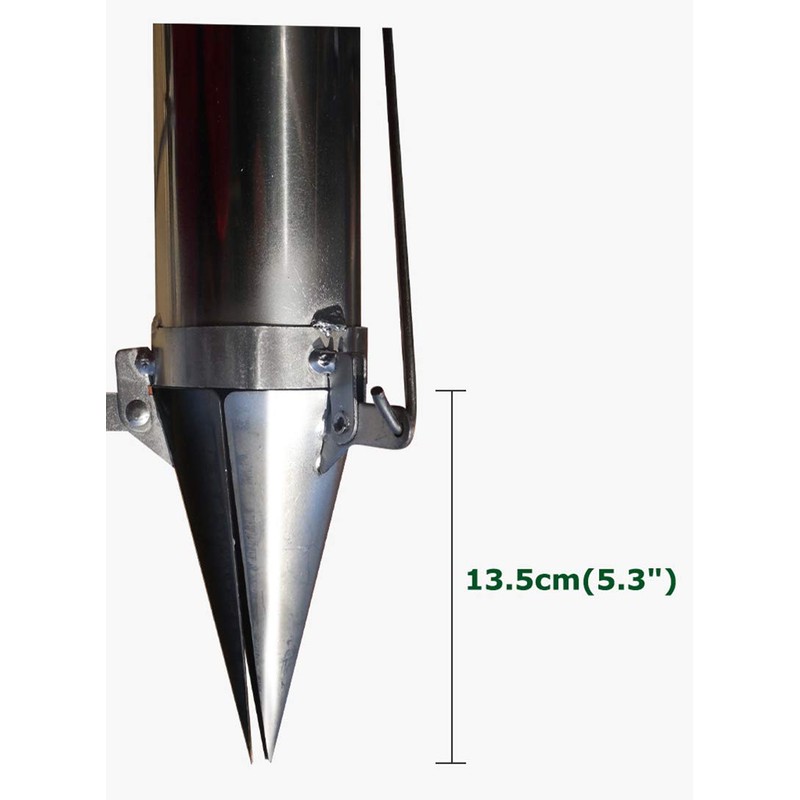 PreAsion Seedling Transplanting Bulb Planter Tool Long Handle, Vegetable Young