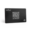 TAPiTAG Digital Business Card Metal NFC Tag + QR (Black)