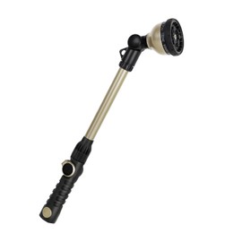 RESTMO Heavy Duty Watering Wand, Metal Garden Hose Nozze Sprayer