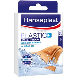 Hansaplast EL Waterproof Brown, Pack of 20