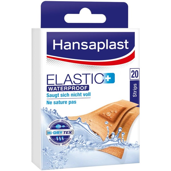 Hansaplast EL Waterproof Brown, Pack of 20