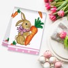 GAROMIA Easter Tea Towel, Pack of 2, Rabbit Ear, Easter